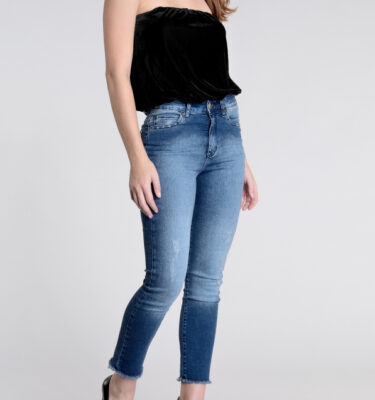 Body Velvet Strapless Negro - Imagen 4