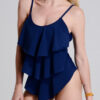 Traje de baño enterizo azul marino
