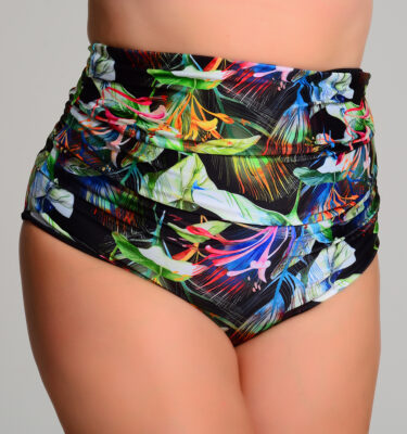 MEGAN BOTTOM - Flores y Plumas / Negro - Imagen 8