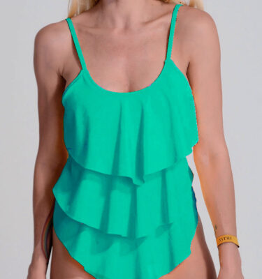 Malla enteriza Sayulita color Acqua