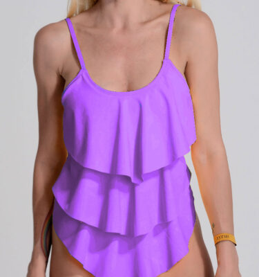 Malla enteriza Sayulita color lila
