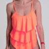 Malla enteriza Sayulita color Naranja fluo