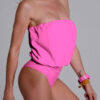 Malla enteriza modelo Eva color rosa chicle