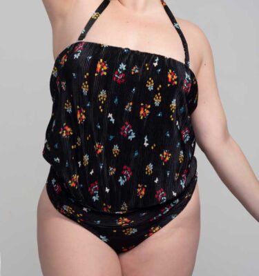traje de baño flores