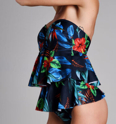 traje de baño enteriza Vayma floreada