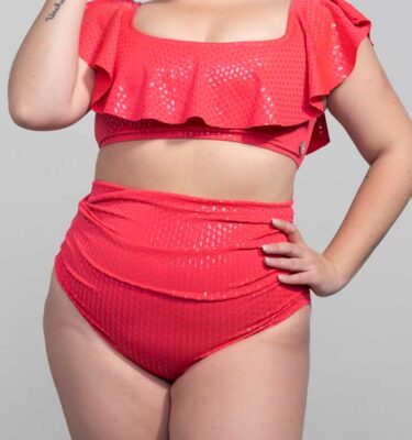 Bombacha y corpiño Megan Fucsia talle plus size