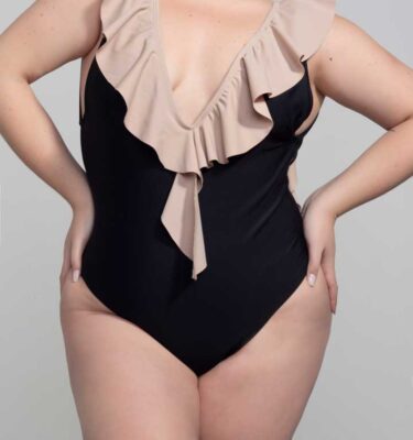 Traje de baño enterizo Scarlett avellana