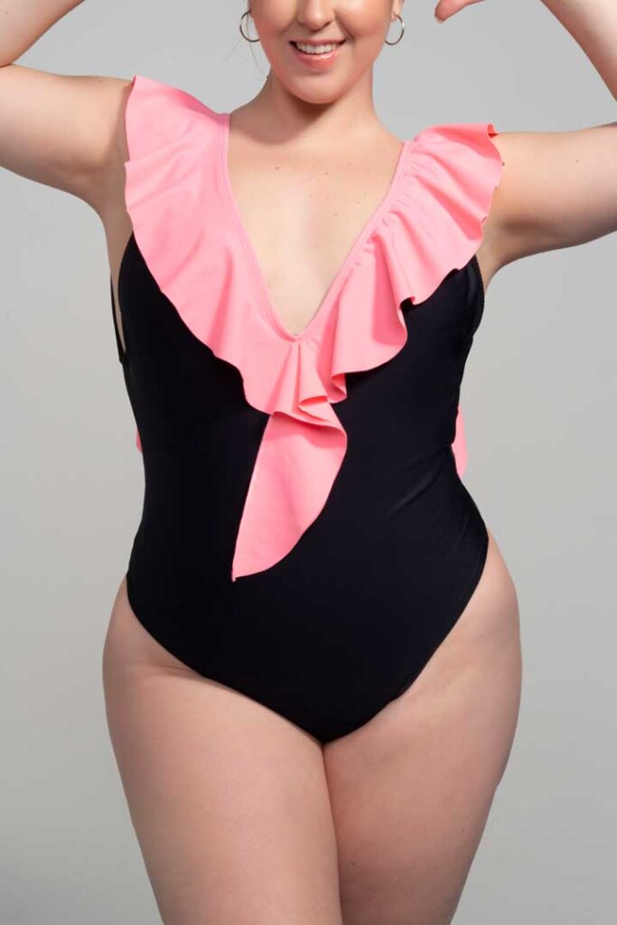 Traje de baño enterizo Scarlett coral