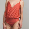 Traje de baño enterizo modelo Aleph ocre