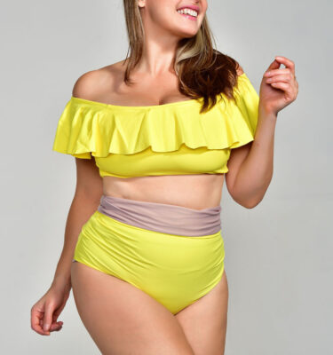 Alternative view of Conjunto MEGAN Amarillo Fluo