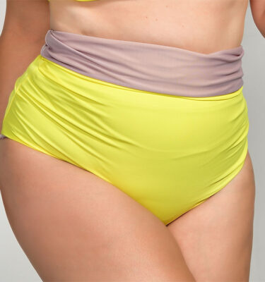 Megan Bottom Reversible - Amarillo Fluo y Avellana - Imagen 3