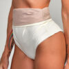 Bombacha Reversible Megan Hueso y Avellana