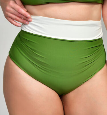 Alternative view of Megan Bottom Reversible - Verde Oliva y Hueso