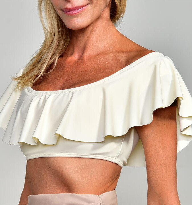 Megan Top Hueso y Avellana