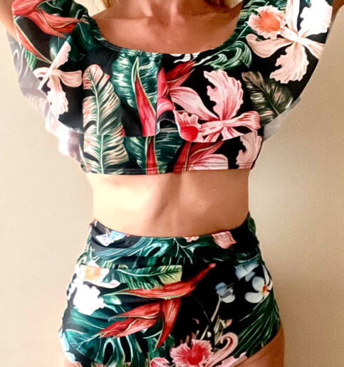 Conjunto Megan Night Flowers