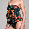 Traje de baño enteriza estampada