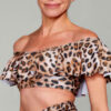 Megan top animal print