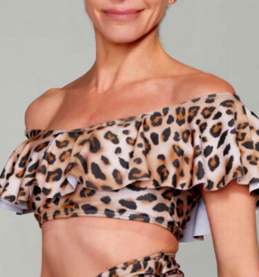 Megan top animal print