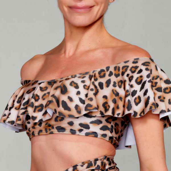 Megan top animal print