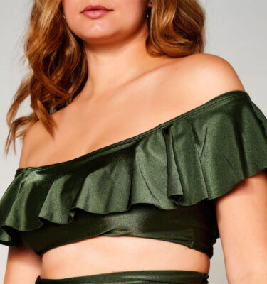 MEGAN TOP - Verde Brilloso - Imagen 4