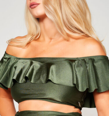 MEGAN TOP - Verde Brilloso